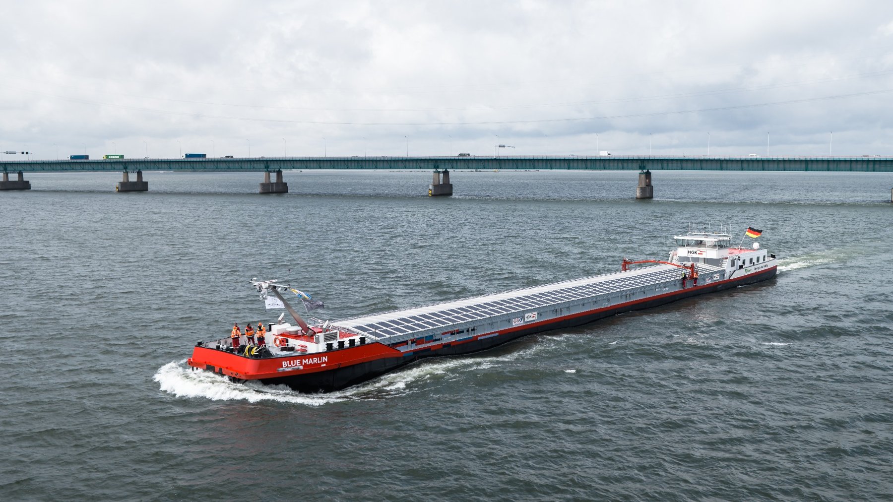 A Seafar-operated vessel on the water